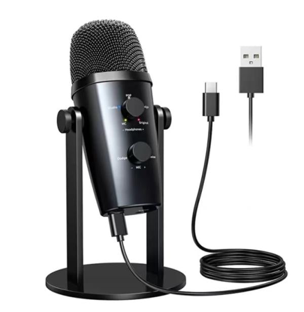 MICROFONO PARA PC MC-PW10 JMARY NEGRO