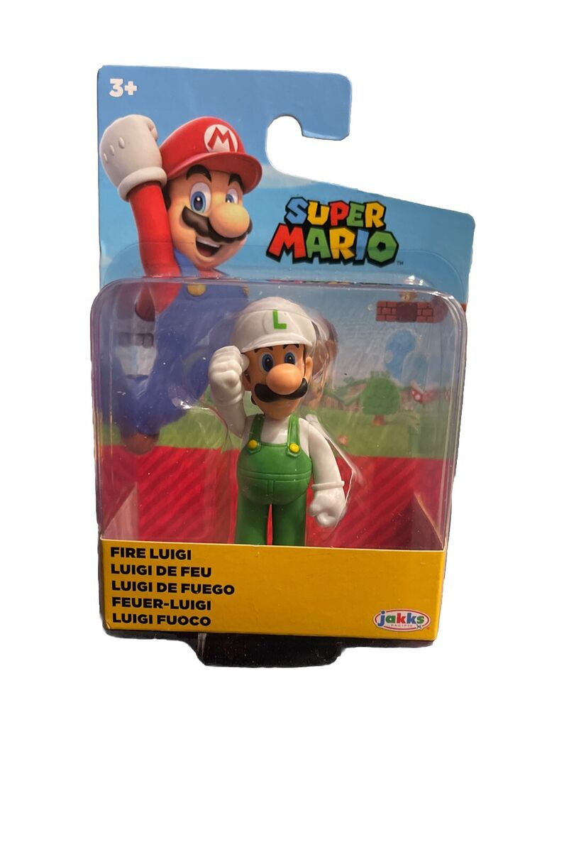 Figura articulada Luigi sombrero blanco