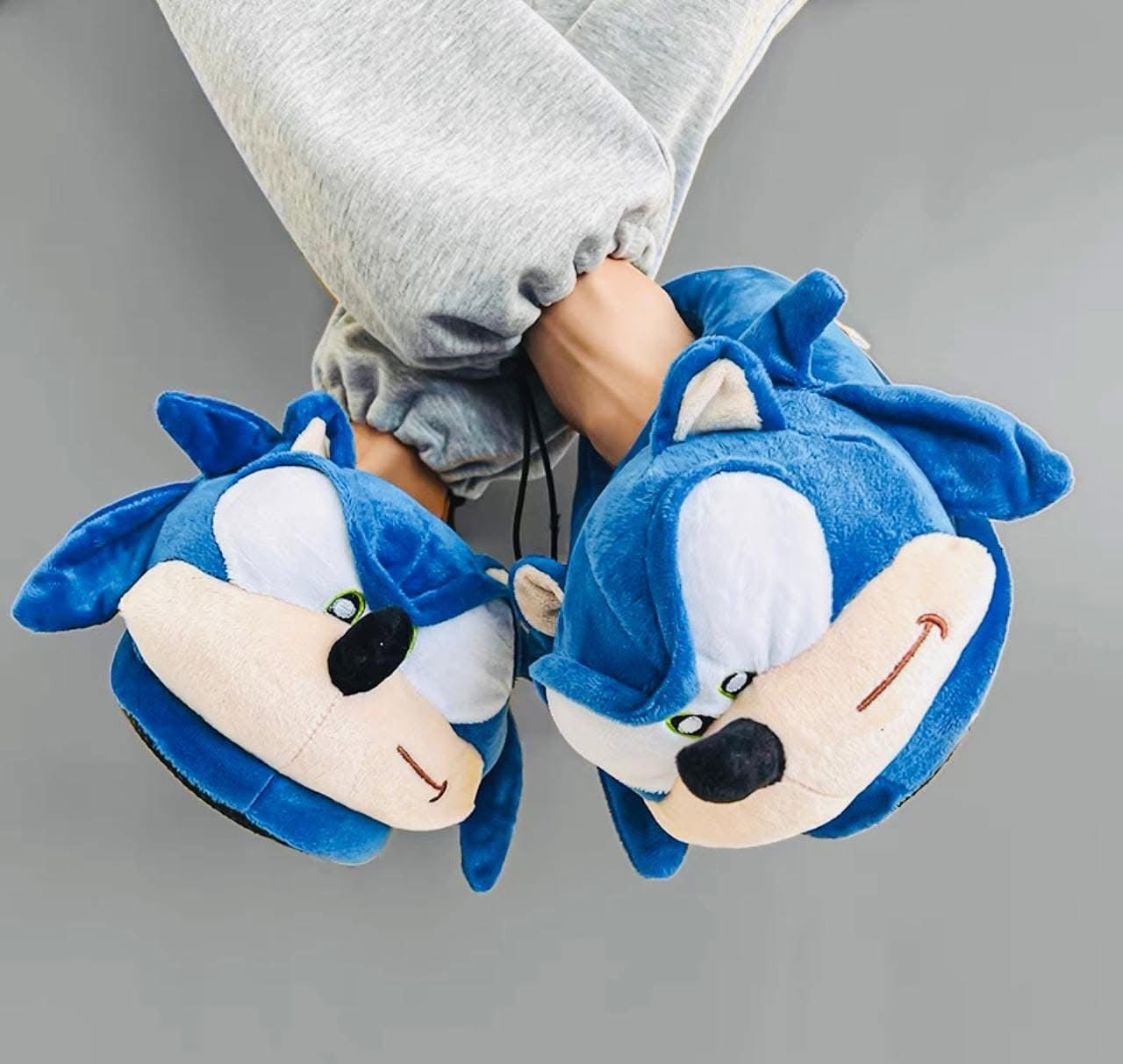 Pantuflas sonic para adultos