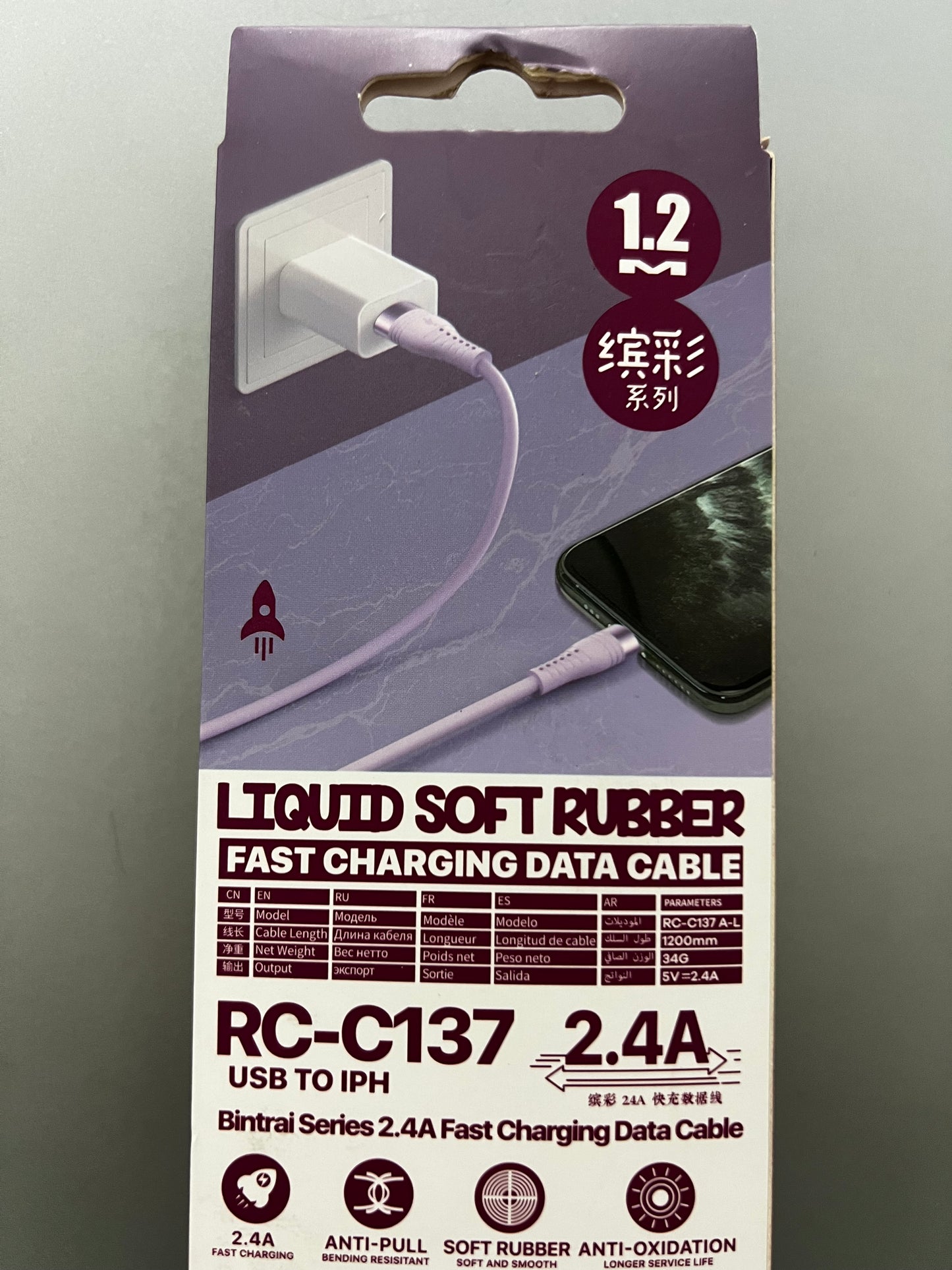 Cable USB-Ligthing iPhone