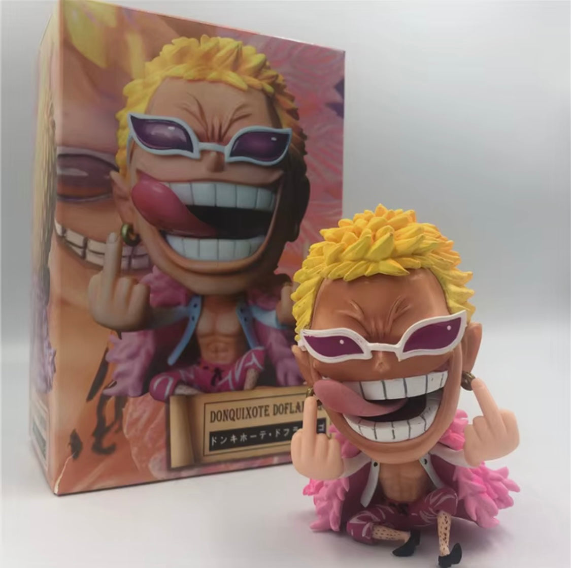 FIGURA CHIBI DE DOFLAMINGO - ONE PIECE